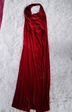 Zara Long Velvet Red Dress 2024 Size L