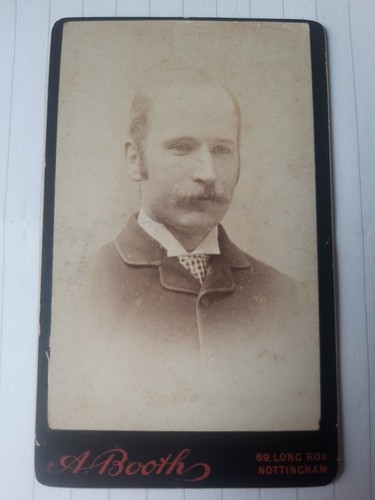 Cdv nottingham dapper man - cdv,
