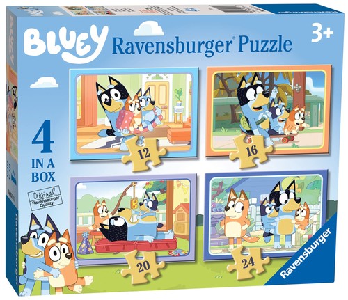 Bluey box jigsaw puzzles - bluey, 4