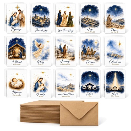 Religious christmas cards - religious,