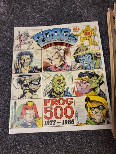 Vintage 2000ad comics job lot - vintage,