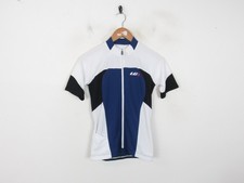 Womens Louis Garneau Metz Cycling Jersey Blue/Black/White Size Small