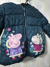 Peppa Pig Girls Puffer Coat