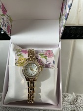 laura ashley Gold Tone Watch