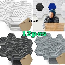 12x Acoustic Wall Panel Tiles