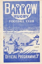 RUGBY LEAGUE PROGRAMME -