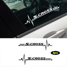 2PCS Car Stickers Side Window Cool Decals For Suzuki Vitara Scross