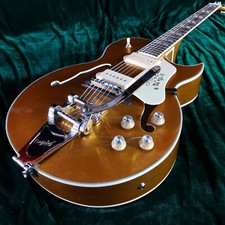 Custom Gold Finish Hollow Body