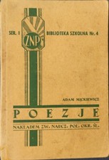 POEZJE Adam Mickiewicz Polish book polska ksiazka Paperback 1945