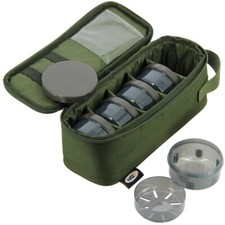 NGT Glug Pots Storage Bag Case Carp Fishing For Boilies Glugging Pot Drip Trays