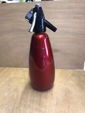 Vintage RED  Retro Soda Syphon BOC SPARKLETS Made In England  60s/70s