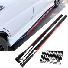 2m 78.7" For Ford Focus MK1 MK2 MK3 RS ST Car Side Skirts Extension Splitter UK