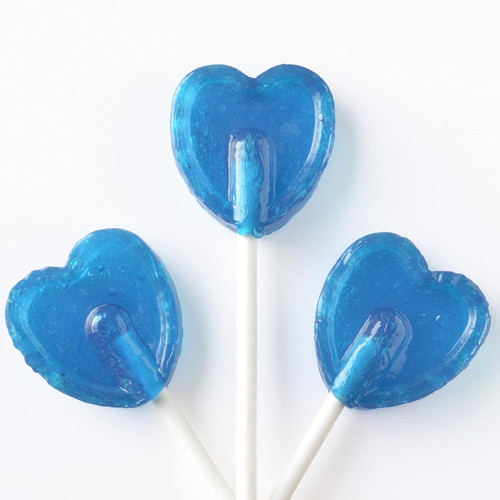 Blue raspberry heart shaped - raspberry,