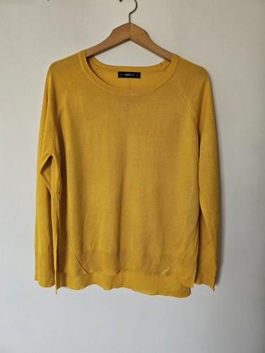Zara knit yellow lightweight - zara,