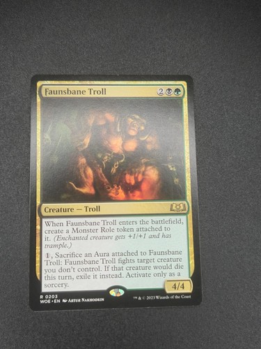 Faunsbane troll 203 rare wilds - troll,