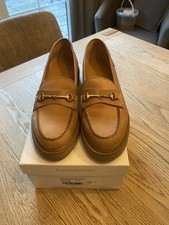 Russel &Bromley Westminster Camel/  Beige Suede  Loafer Size 7/41- New In Box