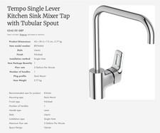 Ideal Standard  TEMPO single