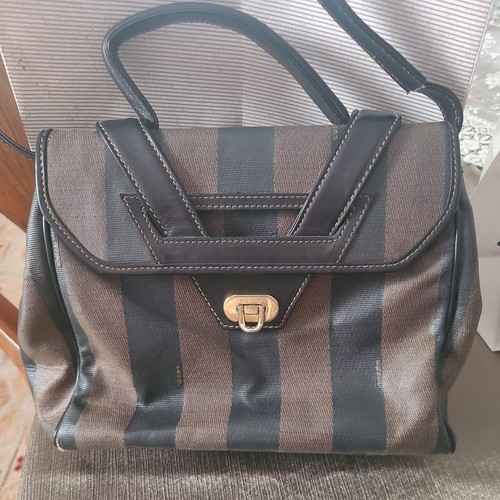 Vintage fendi pequin striped - pequin,
