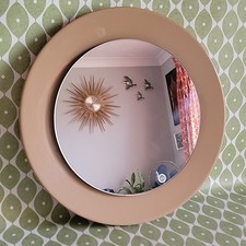 Vintage Plastic Wall Mirror