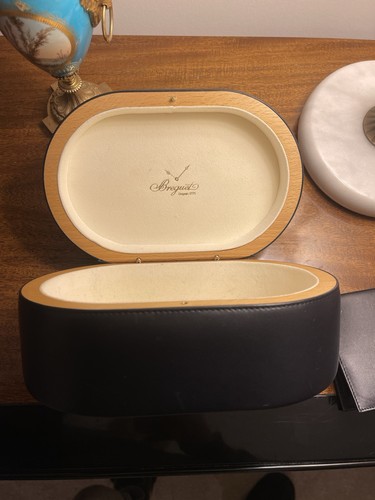 Genuine breguet navy leather - genuine,
