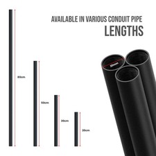 20mm Black Steel Round Conduit