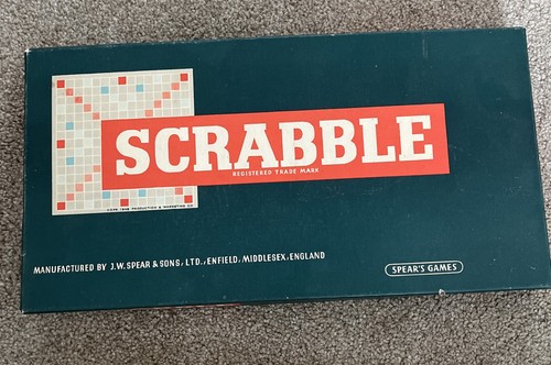 Vintage scrabble game - scrabble, with
