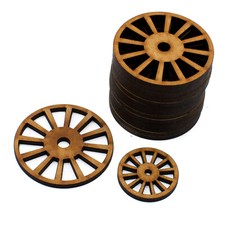 Cart Wheels Vintage Coach MDF Craft Shapes Wooden Gift Tags Decoration Trains