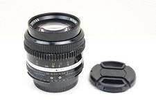 NIKON AIS NIKKOR 85mm f2 PRIME MANUAL FOCUS LENS - WORKING, BUT ROUGH CONDITION