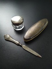 Antique 3pc Silver Manicure Set Birmingham Hallmark G&CLd 1935(1934)