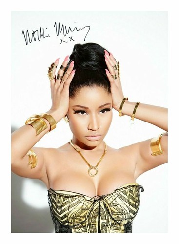 Nicki minaj autograph signed - nicki,