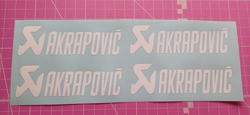 Akrapovic sticker decal 4 - sticker, x