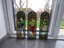 3 Stained Glass sun Catchers