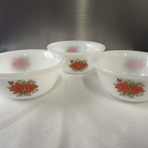 Vintage phoenix opalware - phoenix, red