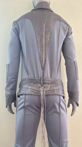 Elvis jumpsuit metallic silver - jumpsuit,