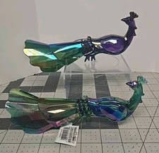 2 Kurt Adler Peacock Ornaments