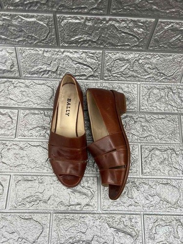 Women bally heels - heels, brown