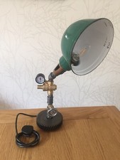 steampunk table lamp /Man Cave