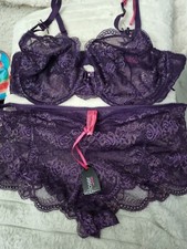 WOMENS  bra & knickers  closer with evie 38c bra 18-20 knickers new   NEW BNWT