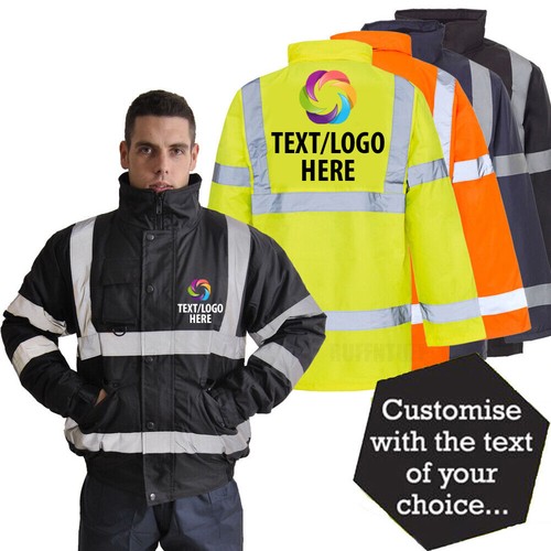 Custom print vis bomber - vis,