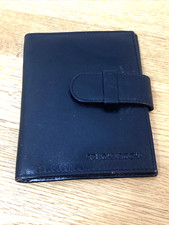 John Rocha men's black  card wallet / travel wallet