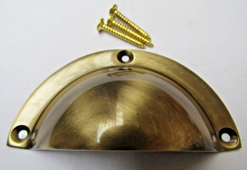 Solid brass cup cupped shell - solid,