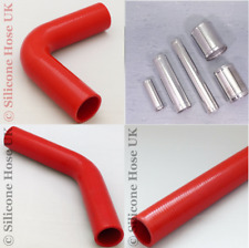 Red 45 90 135 180 Straight Silicone Hose Elbows Heater Pipe Alloy Joiner