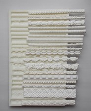 Skirting Board Coving Dado Rail Trim Dolls House  Silicone Rubber Mould
