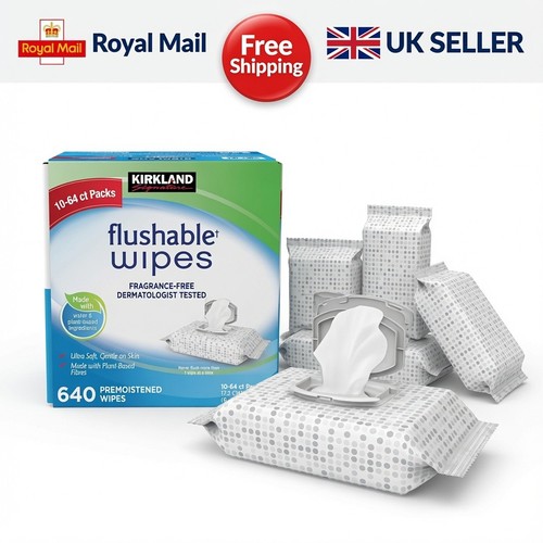 Flushable toilet wipes ultra - toilet,
