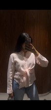 Zara Women's Pink Shirt 100%
