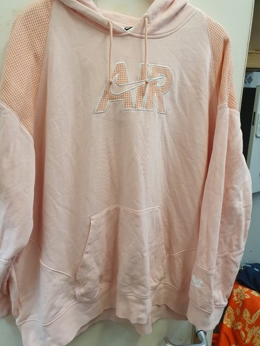 Ladies pink nike air hoodie - pink,