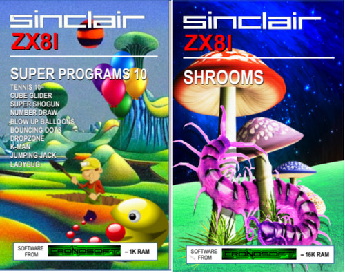 Sinclair zx81 games lot - sinclair,