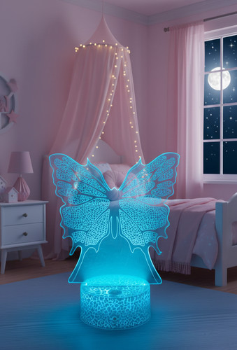 Illusion lamp night - 3d,