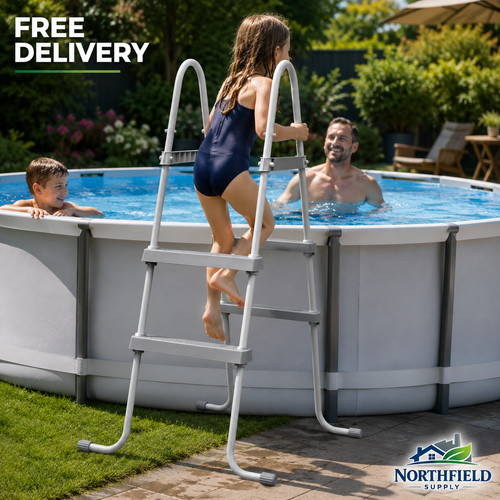 Above ground swimming pool - above,