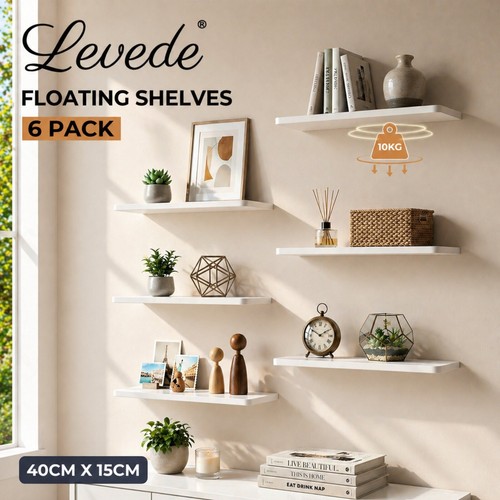 Levede floating shelves - floating,